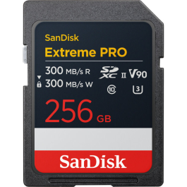 Cartão de Memória SDXC Sandisk Extreme PRO 256GB UHS-II 300MB/s