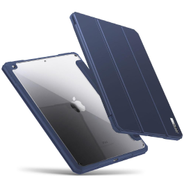Capa Transparente iPad 7ª,8ª,9ª - Azul 