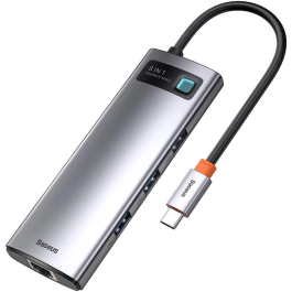  Adaptador Baseus 8 em 1 Hub Usb C HDMI
