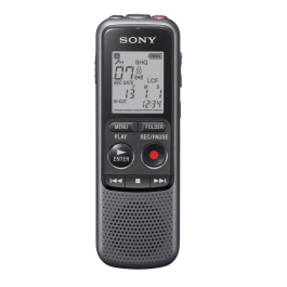 Gravador de Voz Sony LCD-Px240