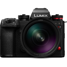 Câmera Panasonic Lumix S1R II Mirrorless com lente 24-60mm f/2.8