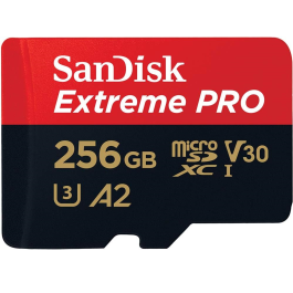 Cartão de Memória microSDXC SanDisk Extreme PRO 256GB UHS-I 200MB/s 