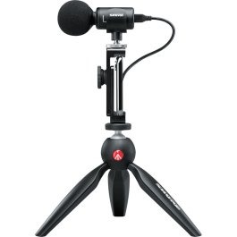 Microfone Shure MV88 + Video kit Lightning, USB-C 