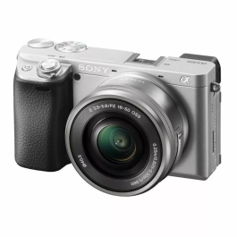Câmera Sony Alpha a6400 24.2Mp 4K Mirrorless 16-50mm f/3.5-5.6 OSS (Silver)