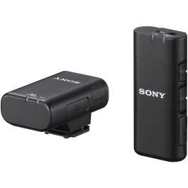 Microfone digital sem fio Bluetooth Sony ECM-W2BT para Câmera Sony