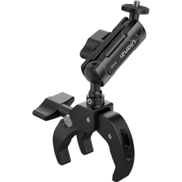 Clamp de Montagem Ulanzi R105 com Dupla Ball Head – Suporte Versátil para Equipamentos