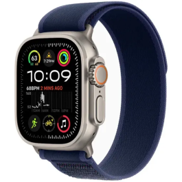 Apple Watch Ultra 2 49mm, Titanium, Pulseira Loop Blue Trail 