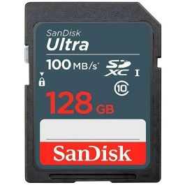 Cartão de Memória SDXC SanDisk Ultra 128GB UHS-I 100MB/s