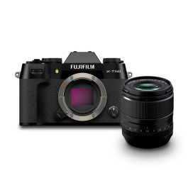 Câmera FUJIFILM X-T50 Mirrorless com lente XF 33mm f/1.4 R LM WR - Preta