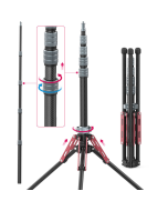 Tripé de Viagem Ulanzide fibra de carbono MT-49 - Capacidade até 6 kg