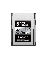 Cartão de Memória CFexpress 4.0 Lexar Profissional Silver 512GB Type A 1750MB/s