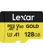 Cartão de Memória MicroSDXC Lexar Gold 128GB 633x UHS-I 280MB/s