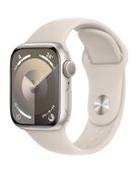 Apple Watch Series 9 41mm, GPS, Alumínio Starlight, Pulseira Esportiva Starlight
