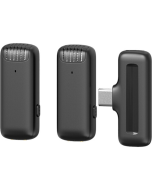 Microfone de Lapela Sem Fio Ulanzi J12 V2 – Lightning para iPhone com 2 Transmissores, Redução de Ruído e Plug & Play