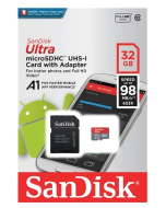 Cartão de Memória SanDisk microSDHC 32GB UHS-I 98MB/s