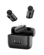 Microfone de Lapela Wireless Ulanzi A200 Duplo USB-C  – Sistema 2,4GHz para Dispositivos Móveis