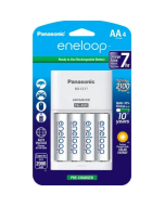 Carregador de Pilhas Panasonic Eneloop + 4 Pilhas AA