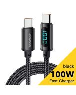 Essager Cabo Carregador Usb Tipo C 100W Com Visor