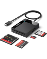 Leitor de Cartão Ugreen Usb-c 4 em 1 para SD, micro SD, CF Turbo.