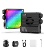 Luz de Painel LED RGB LE20 20W – Iluminação Profissional para Foto e Vídeo