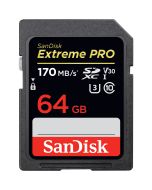 Cartão de Memória SDXC Sandisk Extreme PRO 64GB UHS-I 170MB/s 