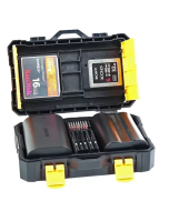 Estojo de Cartões SD Micro CF Express e Baterias