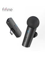 Microfone de Lapela Fifine M6 com entrada USB-C