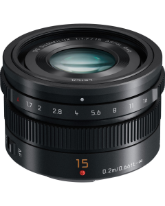 Lente Panasonic Leica DG Summilux 15mm f/1.7