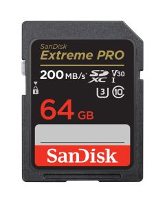 Cartão de Memória SDXC SanDisk Extreme PRO 64GB UHS-I 200MB/s