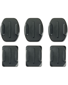 Suportes adesivos planos e curvos para GoPro