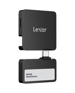 SSD Portátil Lexar Professional Go 1TB com Hub USB-C: Armazenamento Rápido para Criação Profissional