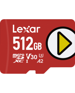Cartão de Memória MicroSDXC Lexar Professional Play 512GB 1066x UHS-I 160MB/s