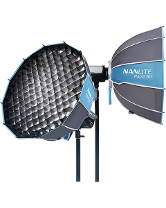 Softbox Parabólico Nanlite Rapid 60 FM Mount (60 cm) – Luz Direcionada e Controle Preciso