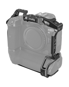 Gaiola SmallRig 3464B para Canon EOS R5, R6, R5C e R6 Mark II com Grip de Bateria BG-R10 – Proteção e Montagens Profissionais