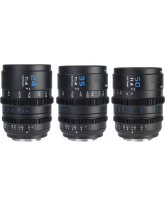 Kit de 3 Lentes Sirui VP-1 Vision Prime T1.4 Full-Frame Cine- 24,35,50MM