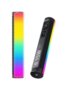 Bastão de LED Portátil Ulanzi B15RGB 15W – Cores Vibrantes e Controle Total