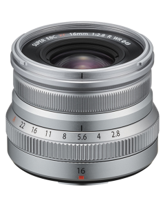 Lente FUJIFILM XF 16mm f/2.8 R WR (Prata)
