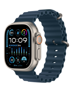 Apple Watch Ultra 2 49mm, Titanium, Pulseira Blue Ocean