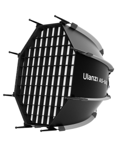 Softbox Octogonal Ulanzi AS-045 45 cm – Difusor com Montagem Bowens, Grid Colmeia e Abertura Rápida
