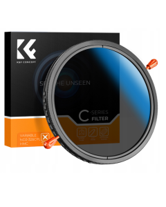 Filtro ND Variável + CPL Nano-C K&F Concept 62mm (ND2 a ND32)