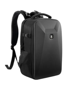 Mochila K&F Concept Rígida para Câmera e Tripé - Capacidade até 22L (Preto)