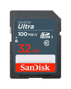 Cartão de Memória SDHC SanDisk Ultra 32GB UHS-I 100MB/s