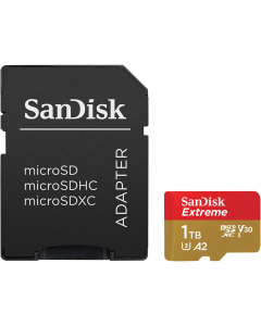 Cartão de Memória microSDXC SanDisk Extreme 1TB UHS-I 190MB/S