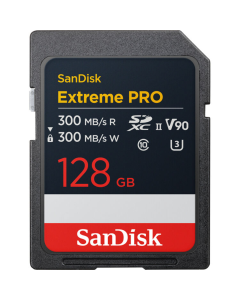 Cartão de Memória SDXC SanDisk Extreme PRO 128GB UHS-II 300MB/s
