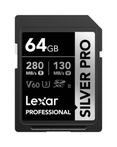 Cartão de Memória SDXC Lexar Professional Silver Pro 128GB UHS-II 280MB/s