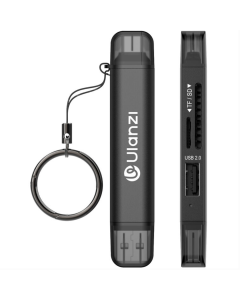 Leitor de Cartão Lexar USB e USB-C 2 em 1 para SD, Micro SD, SDHC e SDXC