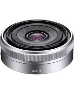 Lente Sony E 16mm f/2.8 (Silver) - Garantia de 18 Meses