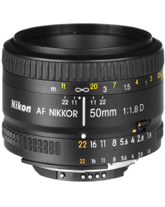 Lente Nikon AF Nikkor 50mm f/1.8D