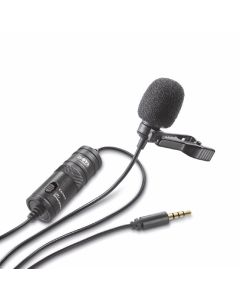 Microfone De Lapela Boya BY-M1 para Câmera e Smartphones
