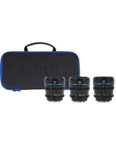 Kit de 3 Lentes Cinema Sirui Nightwalker T1.2 S35 para Canon RF – 24mm, 35mm e 55mm